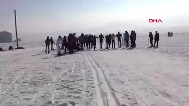 Yüksekova'da Kayaklı Koşu Elemeleri