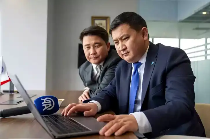 Kazak Başkonsolosu AA'yı Ziyaret Etti, 